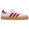 Adidas SambaE White Better Scarlet Gum (F)